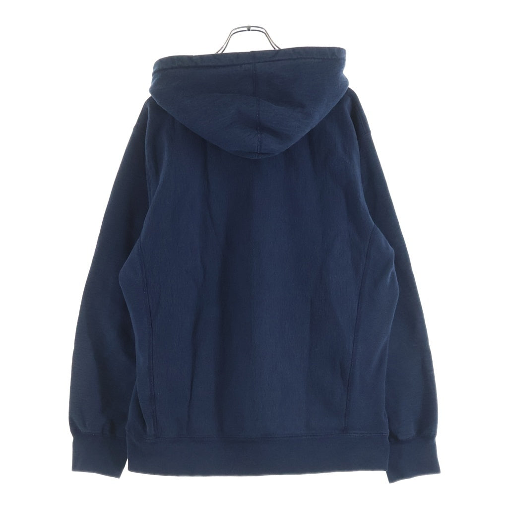 SUPREME(シュプリーム) 16AW Chrome Classic Logo Hooded Sweatshirt クロームクラシックロゴ プルオーバーパーカー フーディー ネイビー