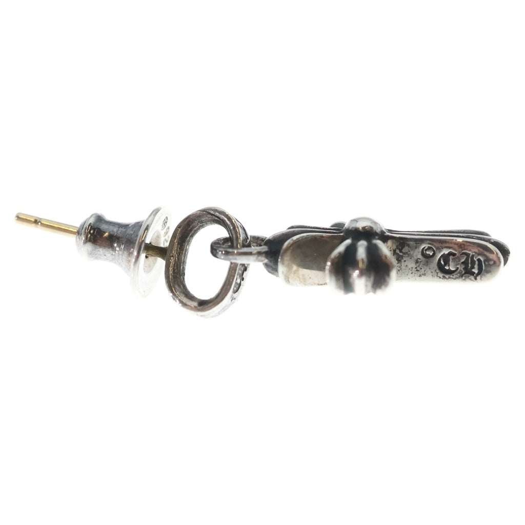 CHROME HEARTS(クロムハーツ) BBY F PPRCHN ベイビーファットクロス ドロップピアス シルバー BCA090