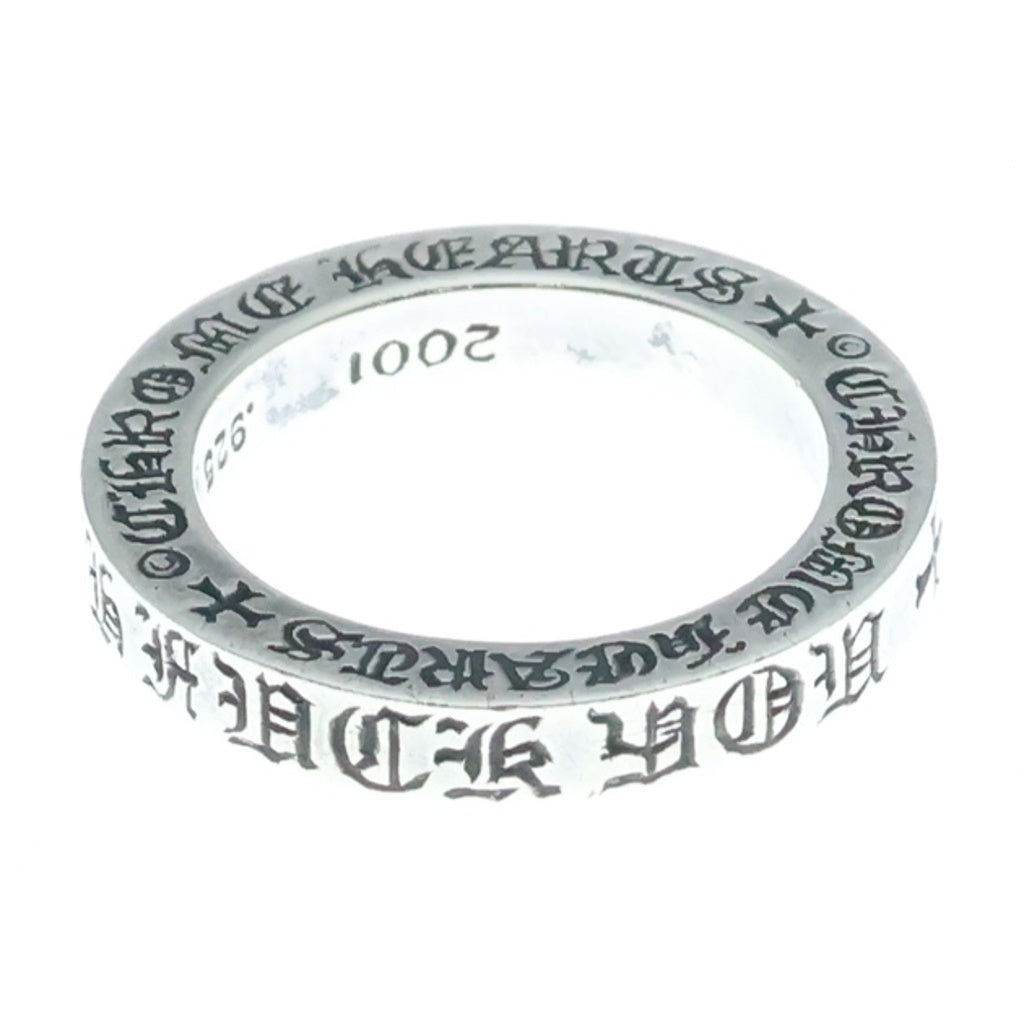 CHROME HEARTS(クロムハーツ) 3mm SPACER FUCKYOU スペーサー ファックユー リング シルバーBCA333