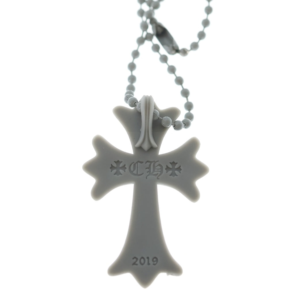 CHROME HEARTS(クロムハーツ) RUBBER CH CRS SML スモールCHクロス ラバーネックレス シリコン グレー BCA306