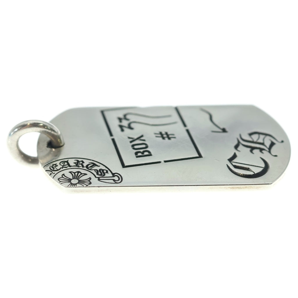 CHROME HEARTS(クロムハーツ) DOG TAG AOYAMA 20TH CH 青山20周年記念ドッグタグネックレストップ シルバー