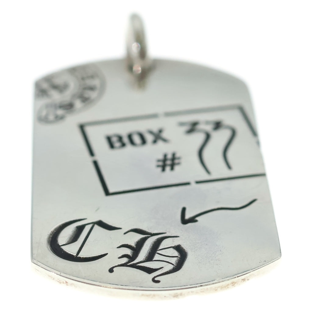 CHROME HEARTS(クロムハーツ) DOG TAG AOYAMA 20TH CH 青山20周年記念ドッグタグネックレストップ シルバー