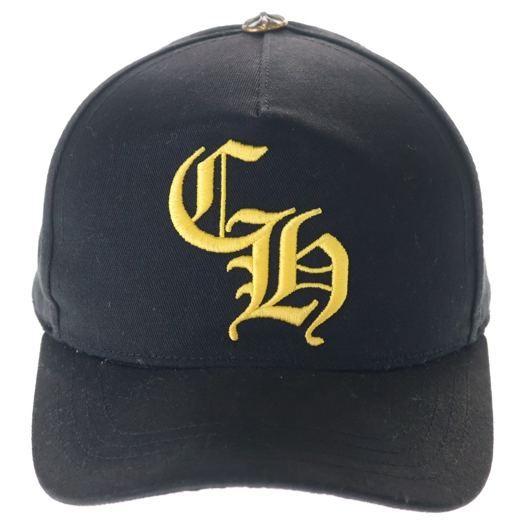 CHROME HEARTS(クロムハーツ) TRUCKER CAP CHロゴ刺繍 トラッカーキャップ 帽子 ブラック