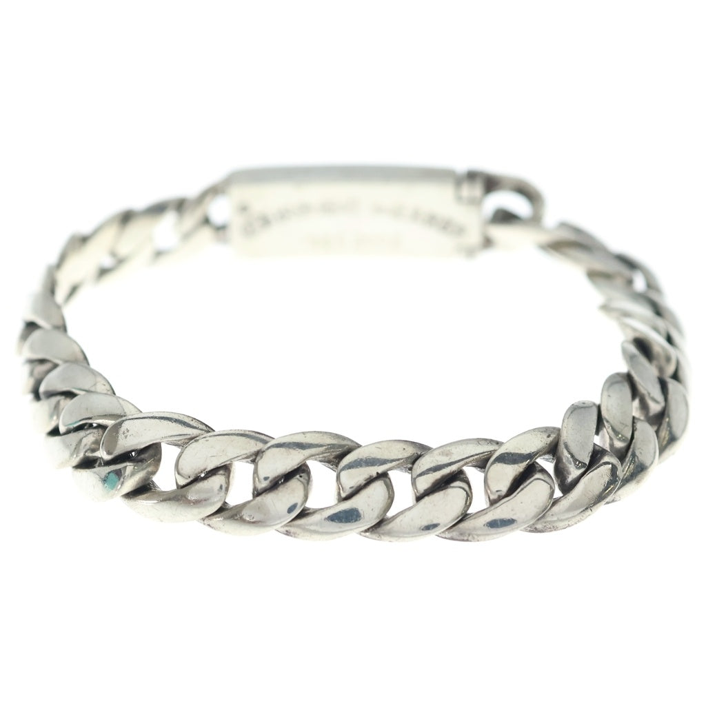 CHROME HEARTS(クロムハーツ) ID BBY FLRL P/DIA ベイビー ID フローラル クラシック リンク PAVEダイヤ シルバーブレスレット 22LINK