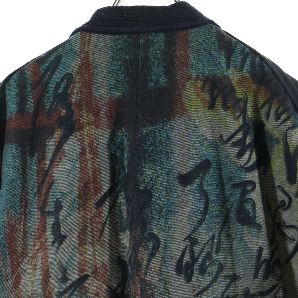 Yohji Yamamoto POUR HOMME(ヨウジヤマモト プールオム) 23SS ドッキング アシンメトリーデザインジャケット ブラック HZ-J31-814