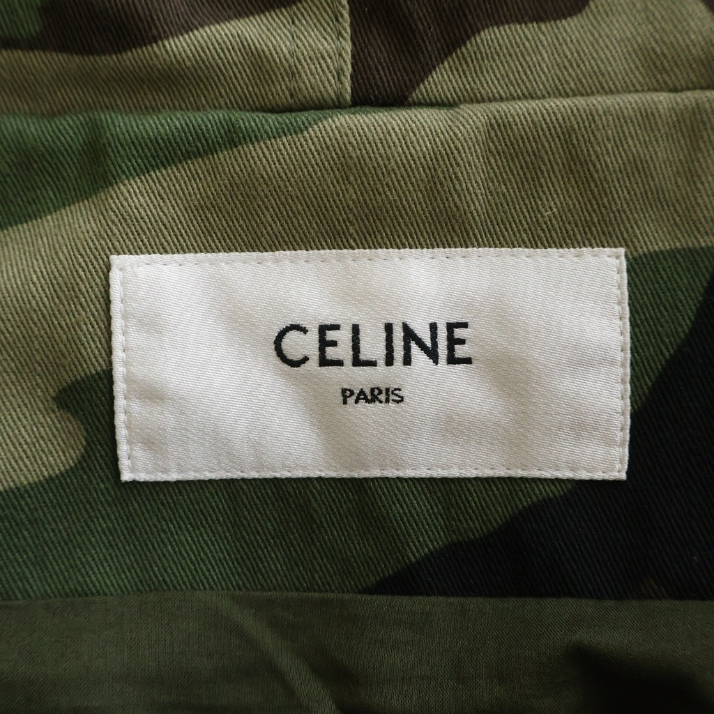 CELINE(セリーヌ) 23SS ハーネス カモフラ総柄 モッズコート カーキ 2W860494M 2W860494M