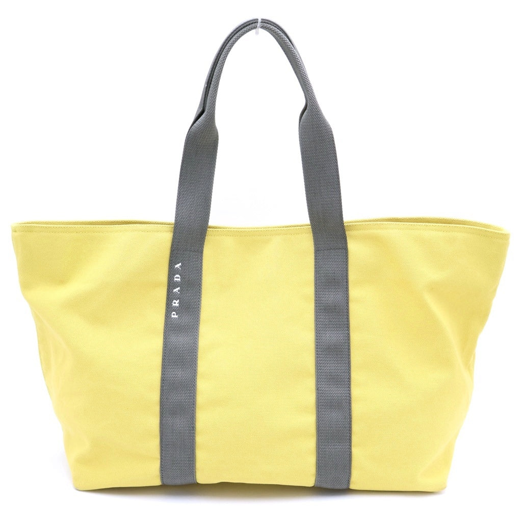 PRADA SPORT(プラダ スポーツ) LINEA ROSSA リネアロッサ トートバッグ グレー/イエロー 4VA367 レディース