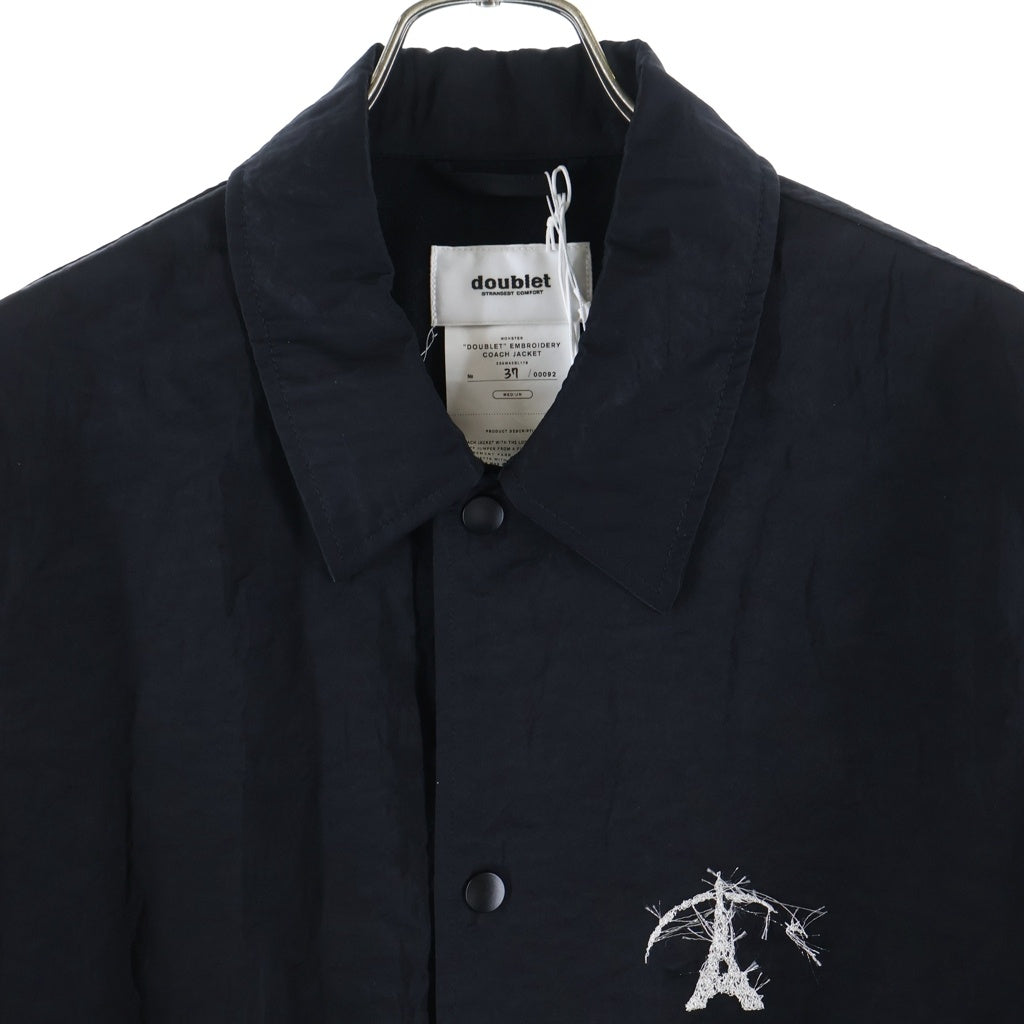 doublet(ダブレット) 23AW BEDALE コットンジャケット ブラック 23AW42BL178