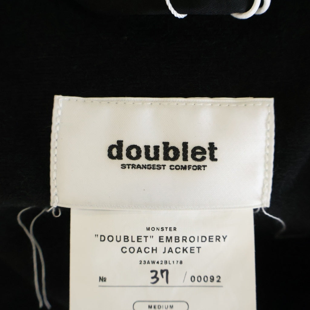 doublet(ダブレット) 23AW BEDALE コットンジャケット ブラック 23AW42BL178