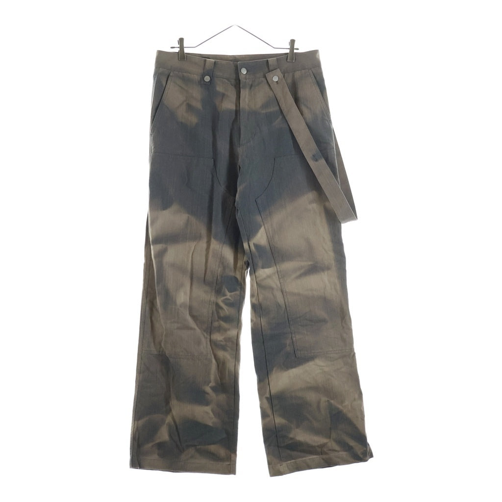 JIYONGKIM(ジヨンキム) 25AW DOUBLE FRONT TROUSERS ダブルフロントトラウザーズ ボトムス ブラウン JK25AWPA06