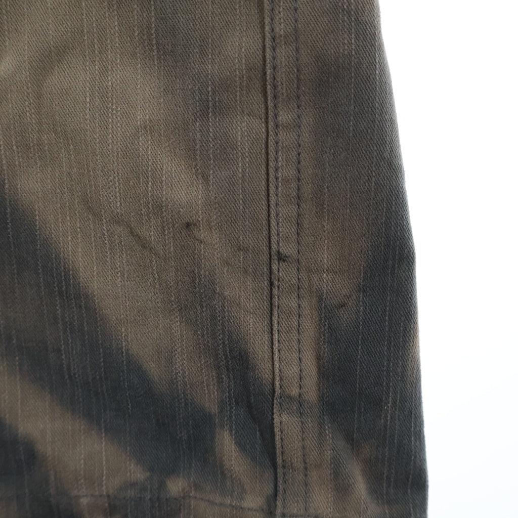 JIYONGKIM(ジヨンキム) 25AW DOUBLE FRONT TROUSERS ダブルフロントトラウザーズ ボトムス ブラウン JK25AWPA06
