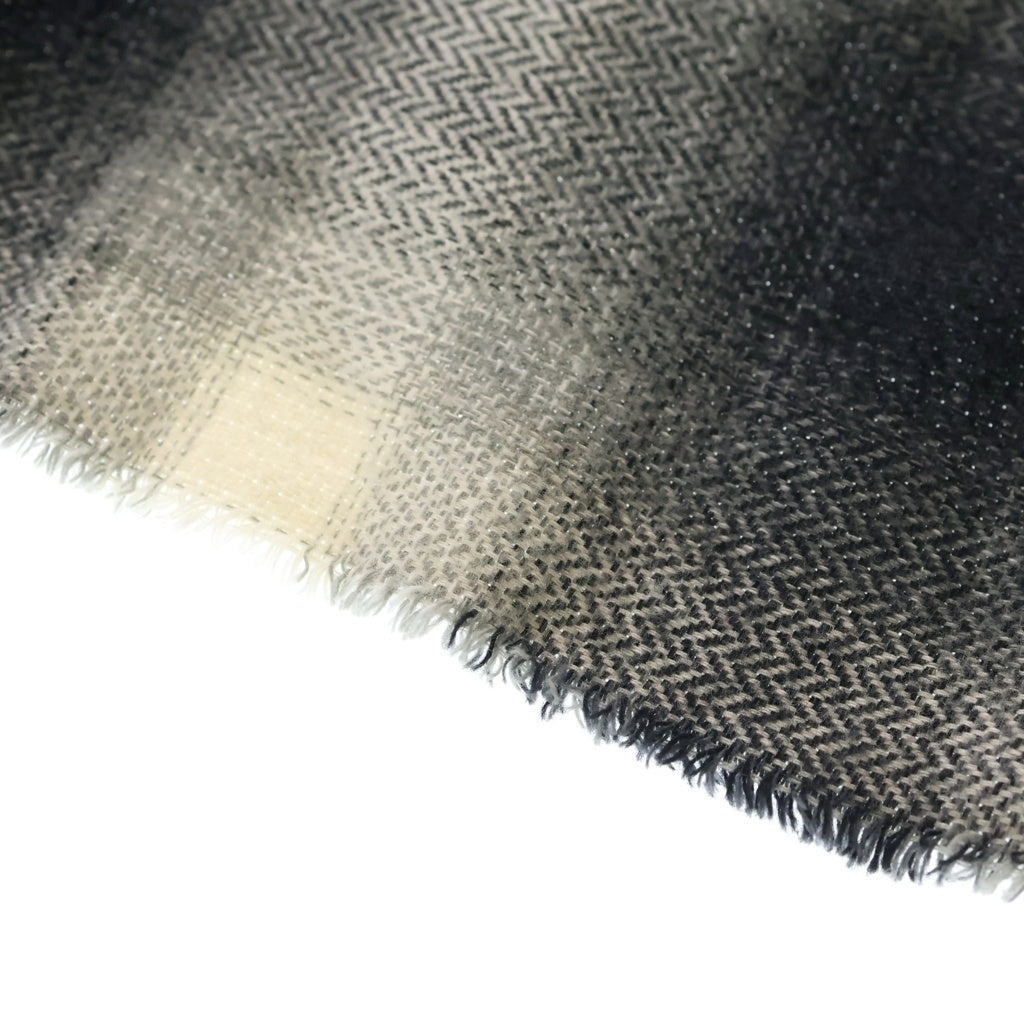 KAMIYA(カミヤ) 26SS HOODED CHECKED STOLE フーデッド チェック ストール -