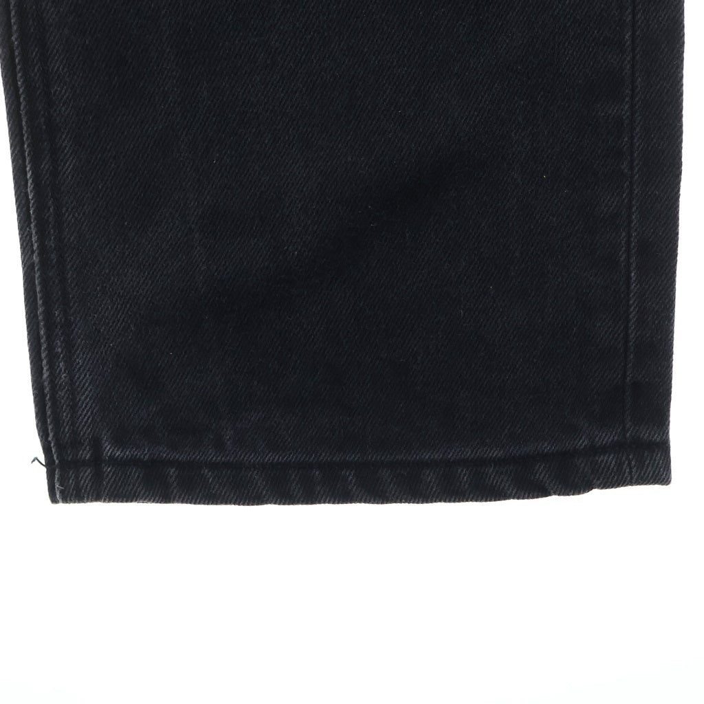 ALEXANDER WANG(アレキサンダーワン) 23SS Straight-leg Wide Pants ストレートワイドパンツ ブラック 4DC2234577 レディース