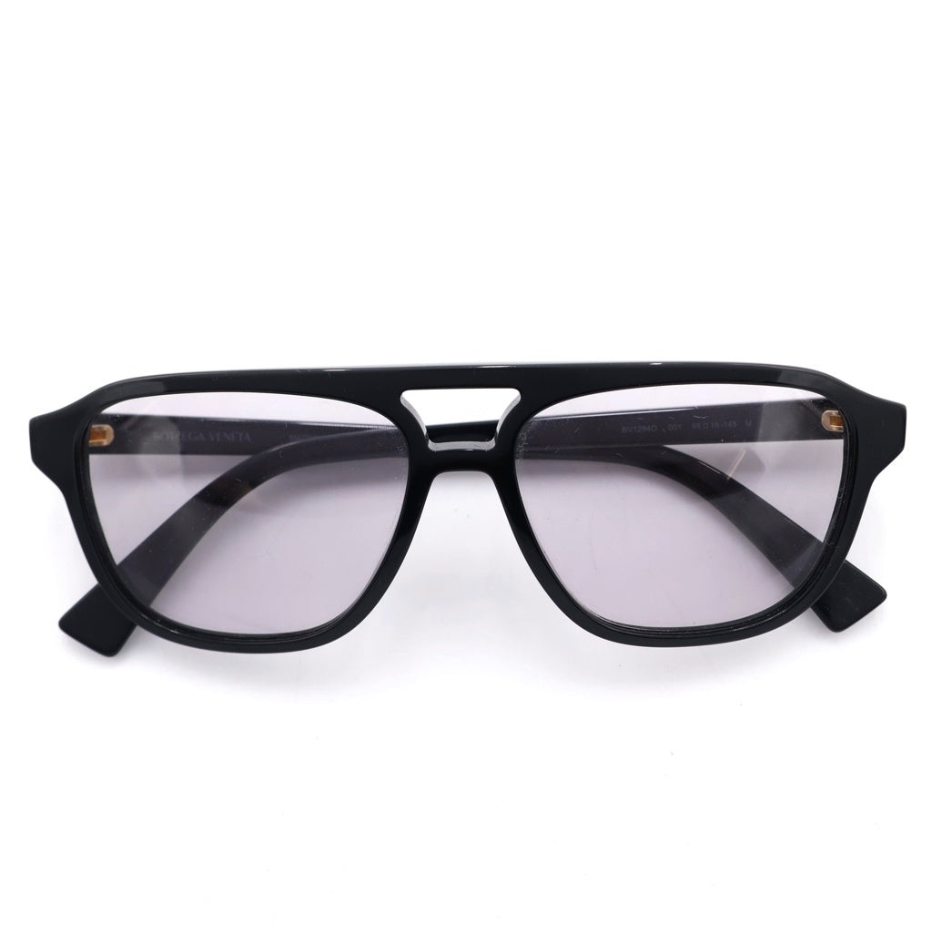 BOTTEGA VENETA(ボッテガヴェネタ) ダブルブリッジ カラーレンズ サングラス 眼鏡 ブラック BV1290