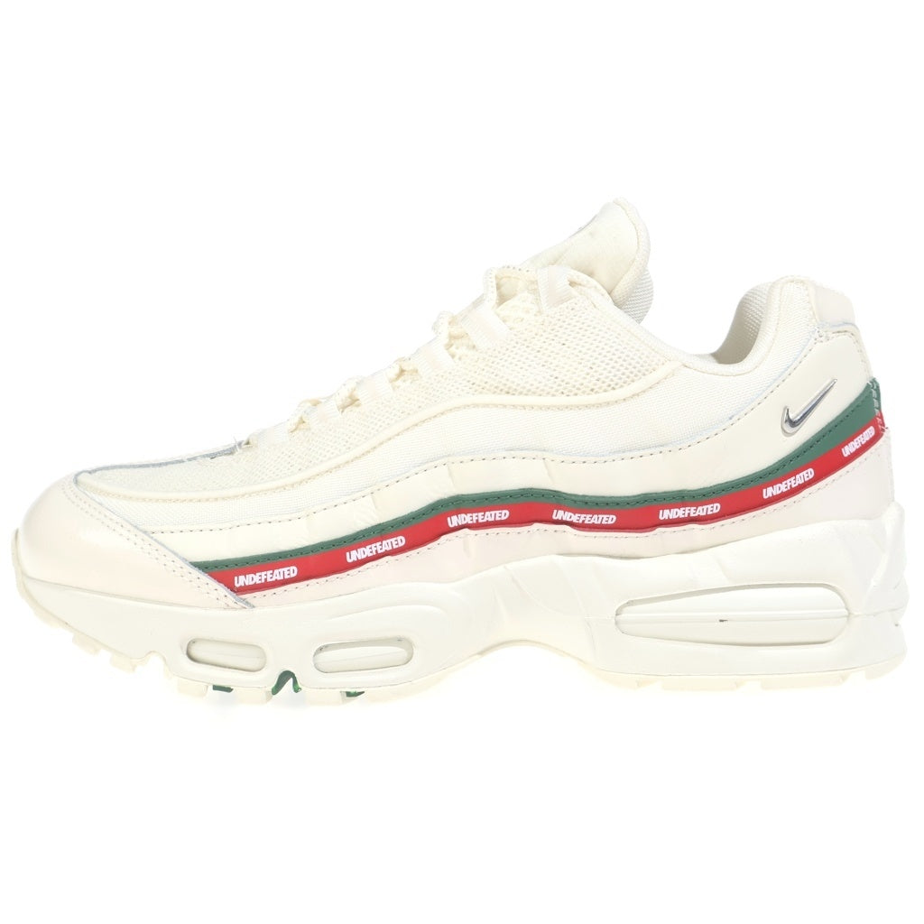 NIKE(ナイキ) ×UNDEFEATED AIR MAX 95 SP SAIL アンディフィーテッド エアマックス95 セイル ローカットスニーカー ホワイト US9/27cm IB4453-100