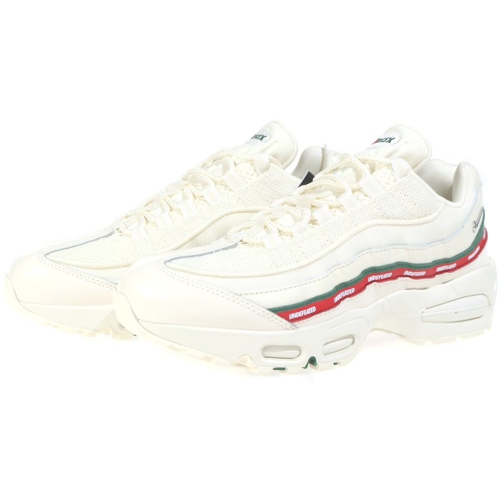 NIKE(ナイキ) ×UNDEFEATED AIR MAX 95 SP SAIL アンディフィーテッド エアマックス95 セイル ローカットスニーカー ホワイト US9/27cm IB4453-100