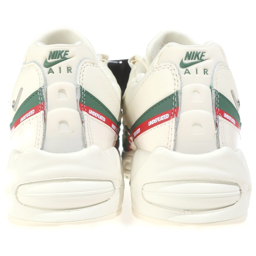 NIKE(ナイキ) ×UNDEFEATED AIR MAX 95 SP SAIL アンディフィーテッド エアマックス95 セイル ローカットスニーカー ホワイト US9/27cm IB4453-100