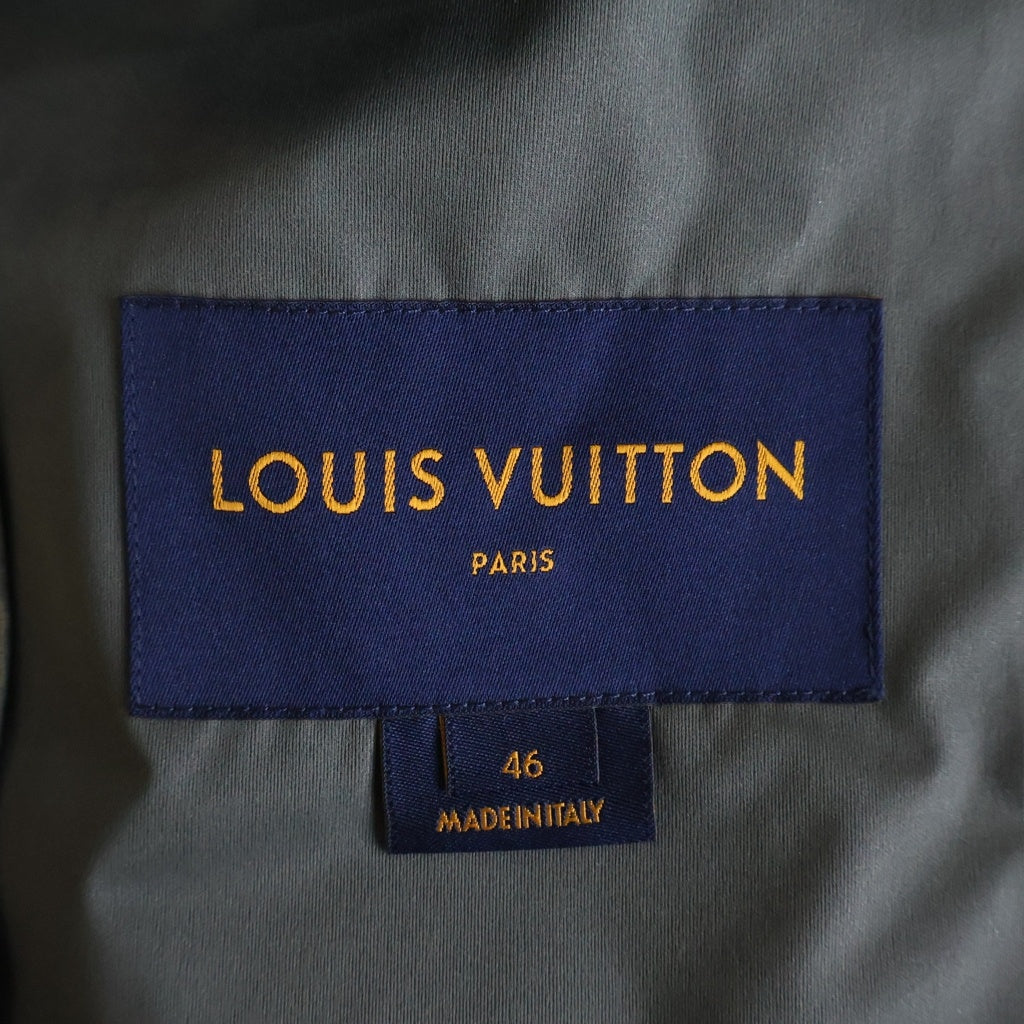 LOUIS VUITTON(ルイヴィトン) 19AW ワッペンデザイン フーデッド ジップアップジャケット グレー RM192 PUO HHB99W