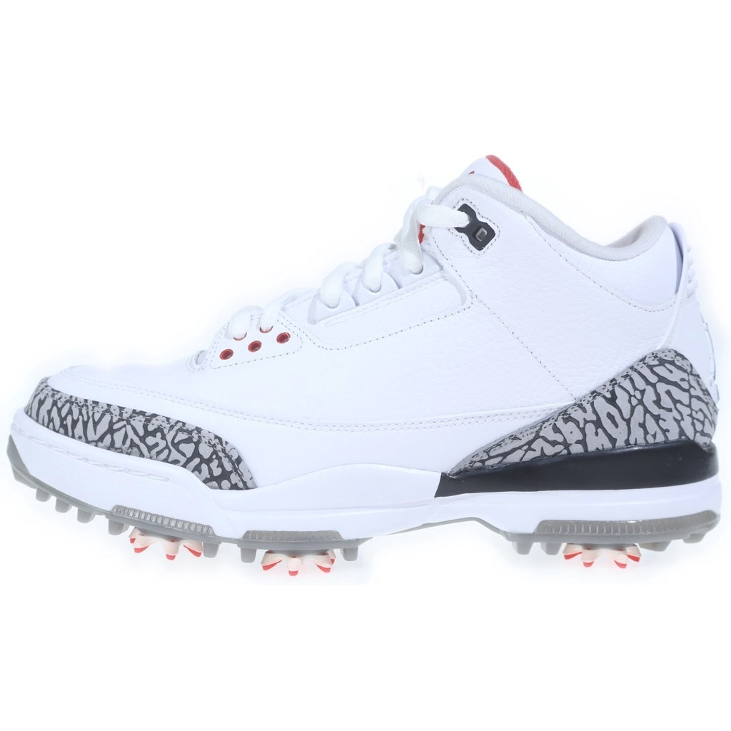 NIKE(ナイキ) Air Jordan 3 Retro Golf エアージョーダン スリー レトロ ゴルフ セメント ハイカットスニーカー ホワイト US10/28cm AJ3783-100