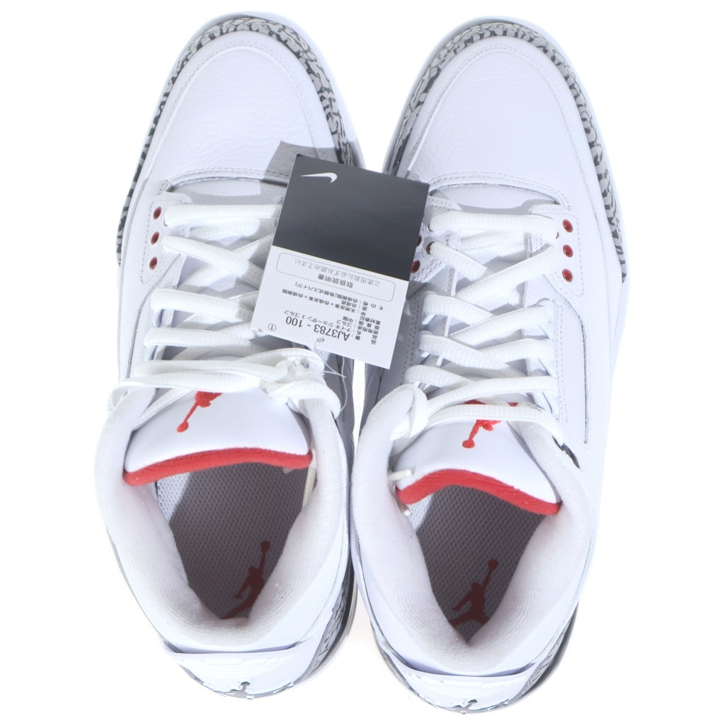 NIKE(ナイキ) Air Jordan 3 Retro Golf エアージョーダン スリー レトロ ゴルフ セメント ハイカットスニーカー ホワイト US10/28cm AJ3783-100