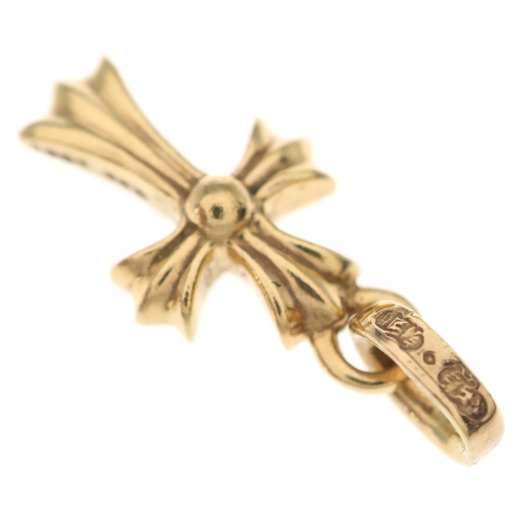CHROME HEARTS(クロムハーツ) 22K CRS BBYFAT P/DIA ベイビーファットクロス PAVEダイヤ ペンダントトップ ゴールド BCA035