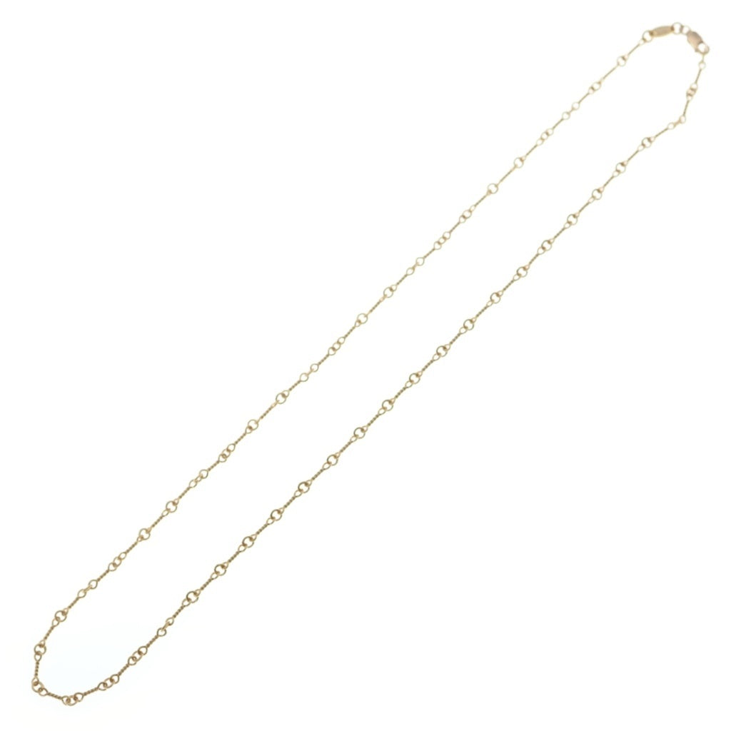 CHROME HEARTS(クロムハーツ) 22K NECKCHAIN T18 ツイストチェーンネックレス 18inch ゴールドBCA014