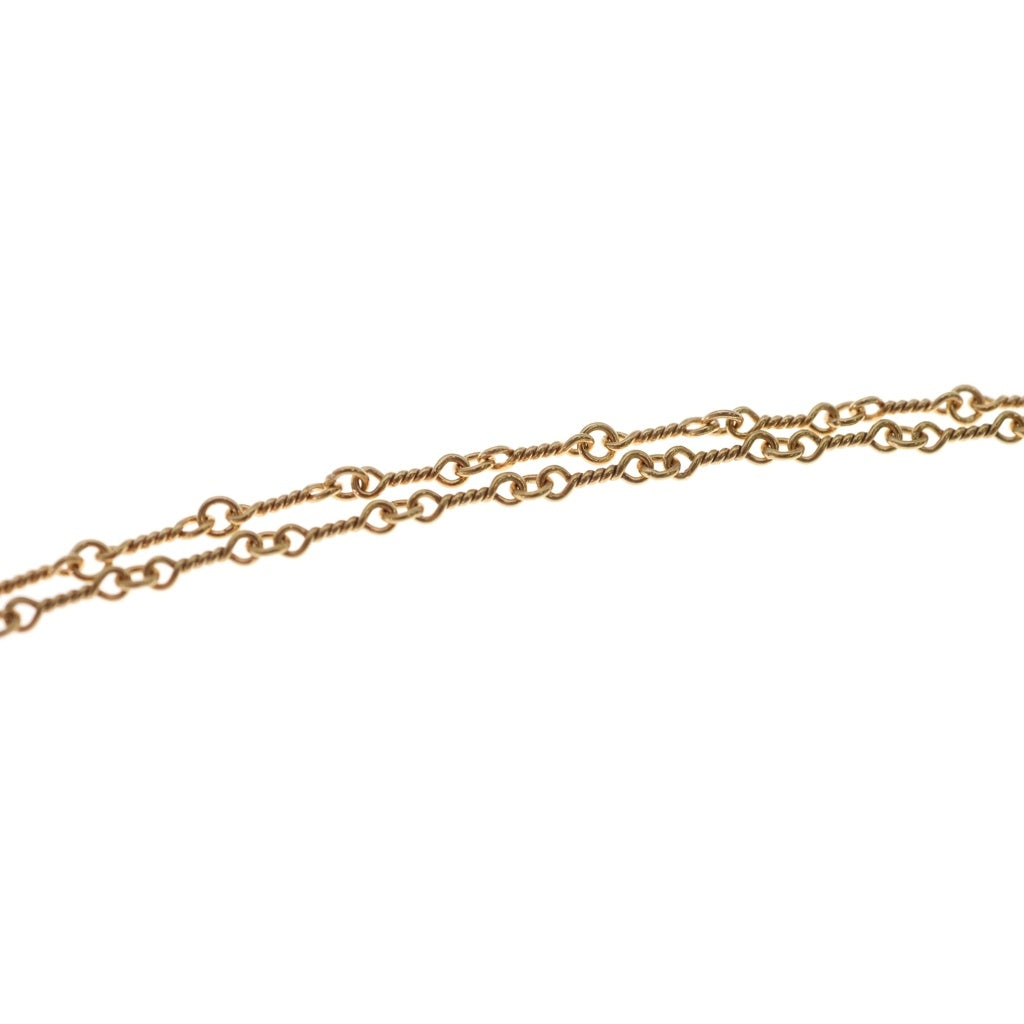 CHROME HEARTS(クロムハーツ) 22K NECKCHAIN T18 ツイストチェーンネックレス 18inch ゴールドBCA014
