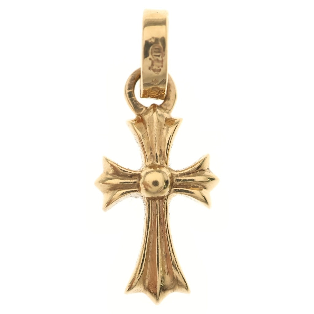 CHROME HEARTS(クロムハーツ) 22K CRS BBYFAT P/DIA ベイビーファットクロス PAVEダイヤ ペンダントトップ ゴールド BCA035