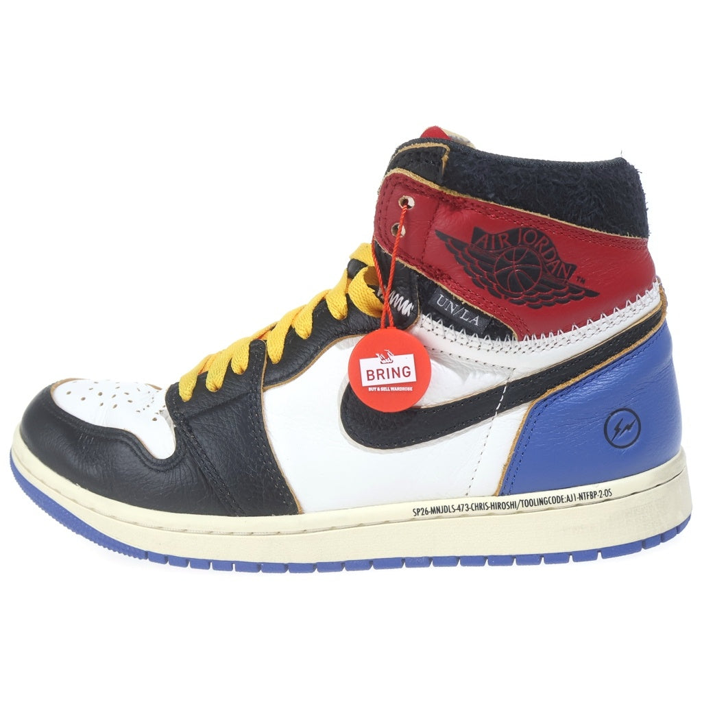 NIKE(ナイキ) ×fragment design × UNION AIR JORDAN 1 High OG フラグメントデザイン ユニオン エアジョーダン1 ハイカットスニーカー US8.5/26.5cm IO7847-002