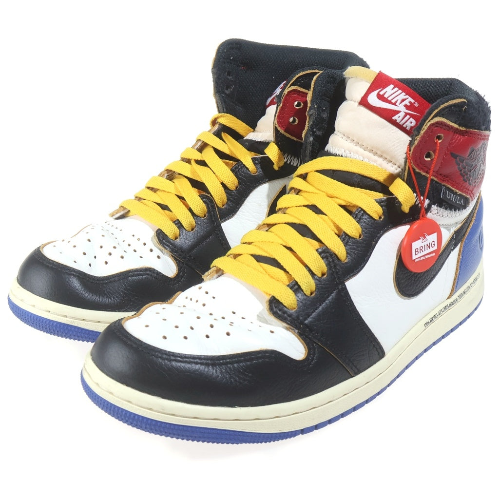 NIKE(ナイキ) ×fragment design × UNION AIR JORDAN 1 High OG フラグメントデザイン ユニオン エアジョーダン1 ハイカットスニーカー US8.5/26.5cm IO7847-002