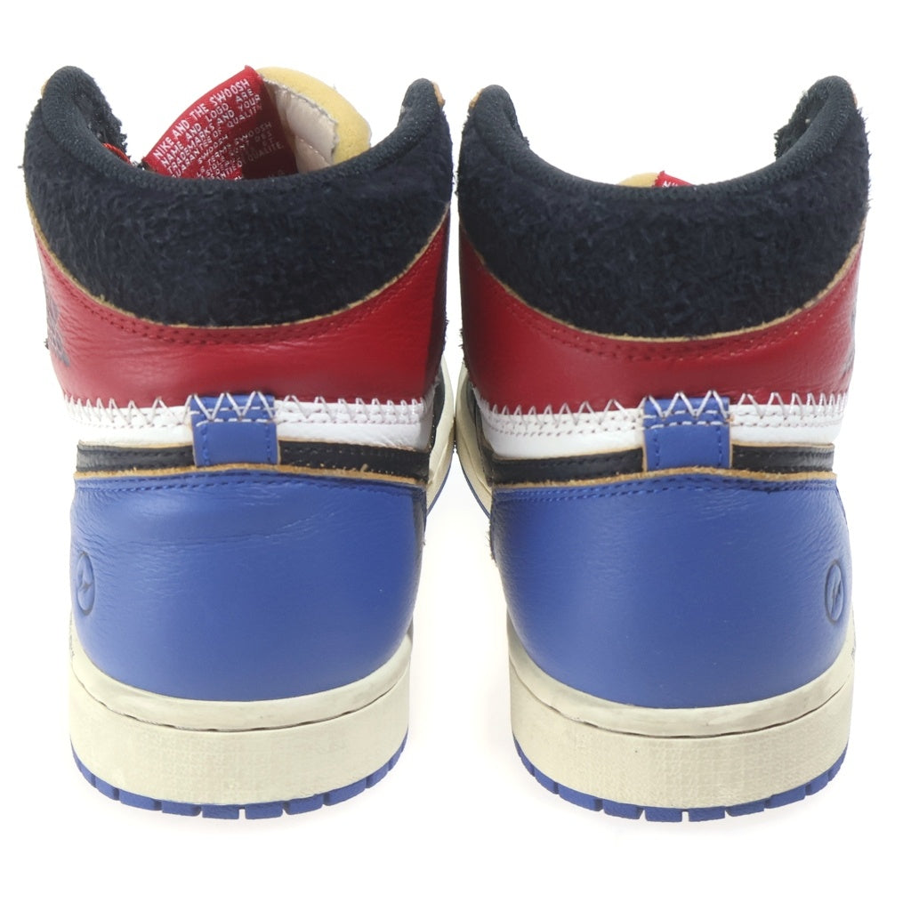 NIKE(ナイキ) ×fragment design × UNION AIR JORDAN 1 High OG フラグメントデザイン ユニオン エアジョーダン1 ハイカットスニーカー US8.5/26.5cm IO7847-002