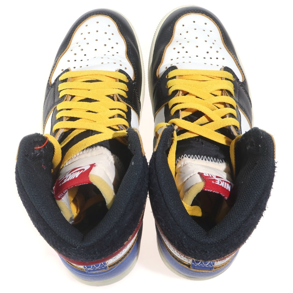 NIKE(ナイキ) ×fragment design × UNION AIR JORDAN 1 High OG フラグメントデザイン ユニオン エアジョーダン1 ハイカットスニーカー US8.5/26.5cm IO7847-002