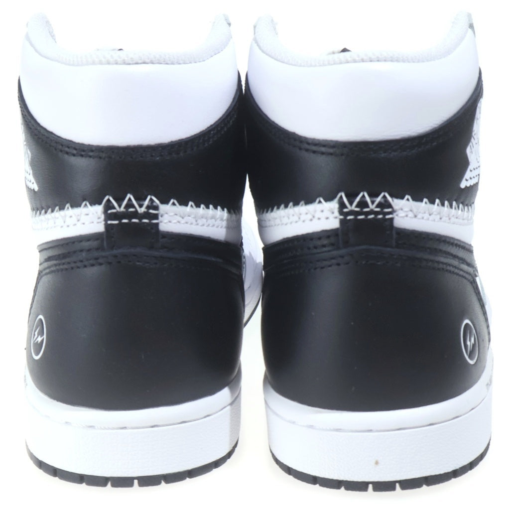 NIKE(ナイキ) ×FRAGMENT DESIGN ×UNION AIR JORDAN 1 RETRO HIGH OG エアジョーダン1 レトロ ハイカット スニーカー US8.5/26.5cm ホワイト/ブラック II7282-100