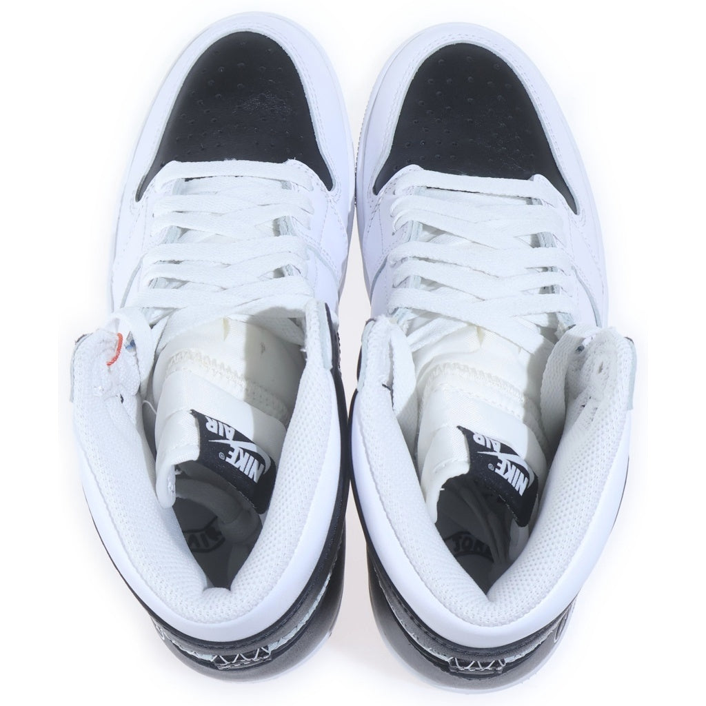 NIKE(ナイキ) ×FRAGMENT DESIGN ×UNION AIR JORDAN 1 RETRO HIGH OG エアジョーダン1 レトロ ハイカット スニーカー US8.5/26.5cm ホワイト/ブラック II7282-100