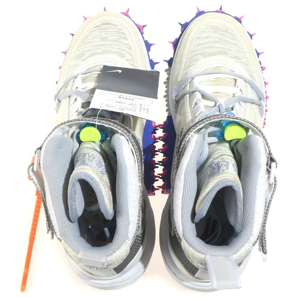 NIKE(ナイキ) ×Off-White Air Force 1 Mid オフホワイト エアフォース1 ミッドカットスニーカー ホワイト US9.5/27.5cm DO6290-100