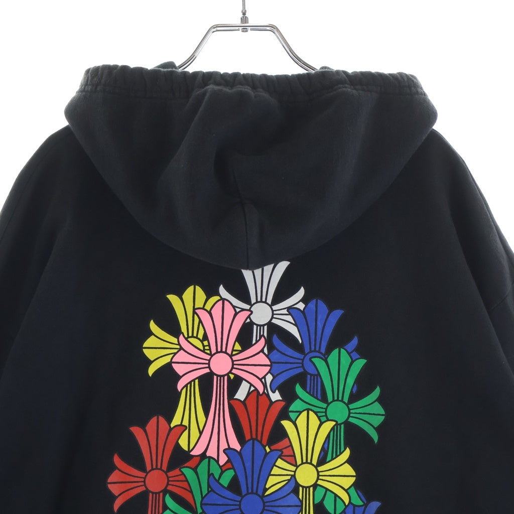 CHROME HEARTS(クロムハーツ) MLTCOL CEM CRS HD PLVR マルチセメタリー プルオーバーパーカー ブラック