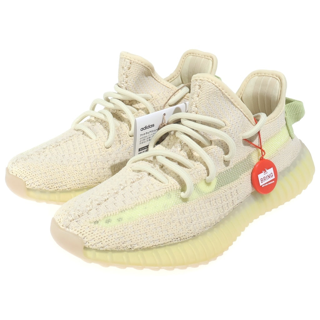 adidas(アディダス) YEEZY BOOST FLAX イージーブースト 350 V2 フラックス ローカットスニーカー イエロー/ベージュ US5.5/23.5cm FX9028 レディース