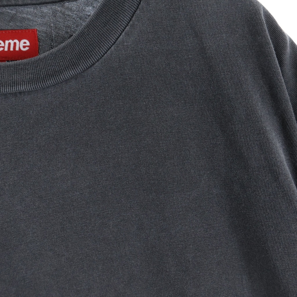 SUPREME(シュプリーム) 24AW Cracked Back Arc S/S Top クラックド アーチロゴ 半袖Tシャツ カットソー グレー