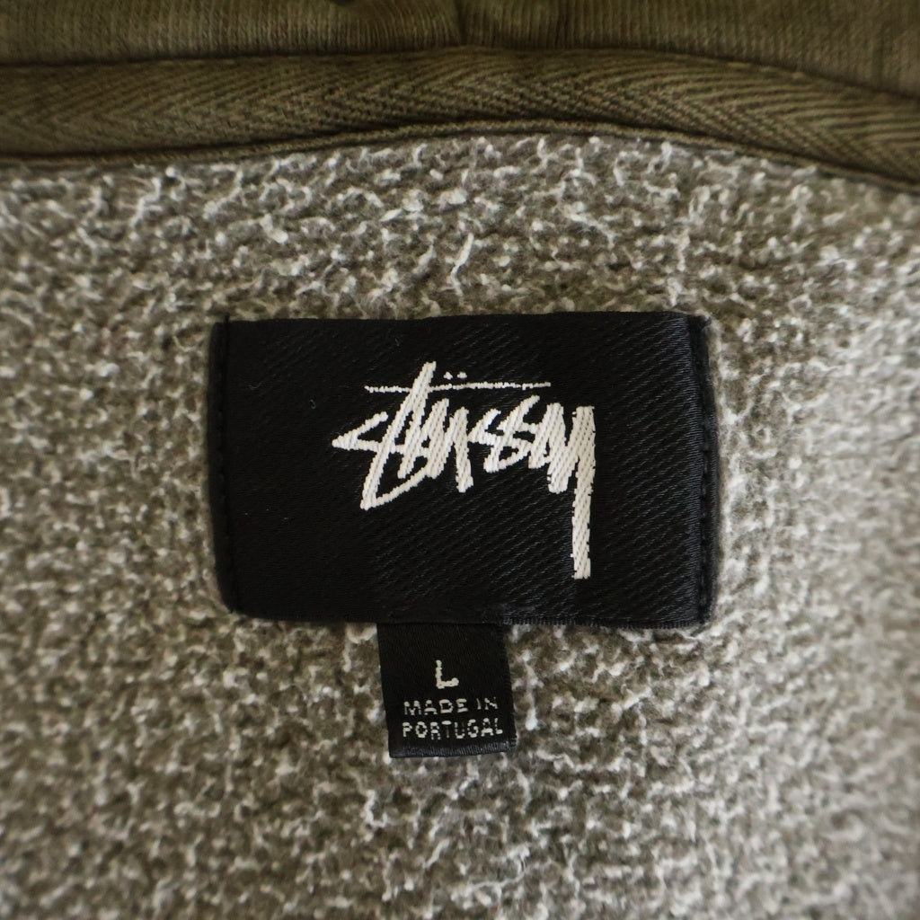 STUSSY(ステューシー) FADED GRAPHIC ZIP HOODIE フェード グラフィック ジップアップフーディー ブラウン