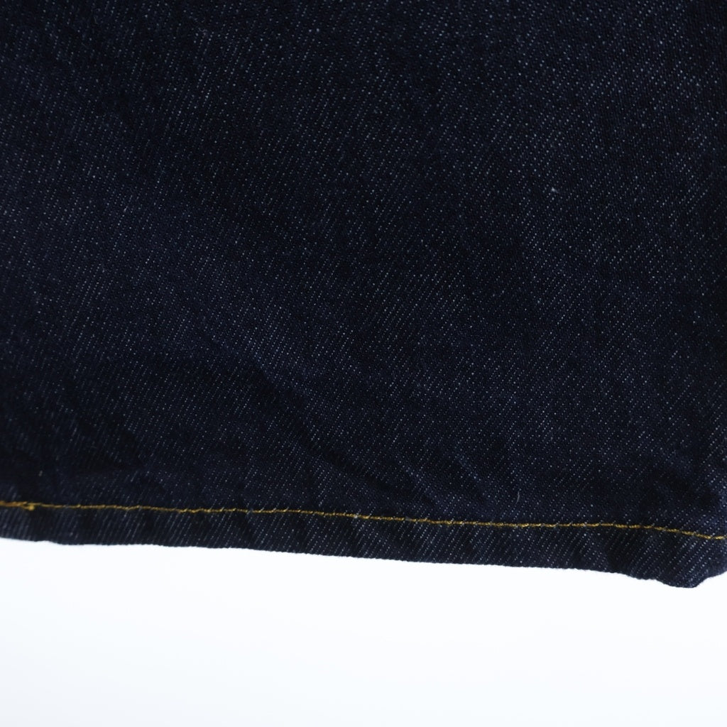 STUSSY(ステューシー) BIG OL' JEAN DENIM ワンポイント刺繍 デニムストレートパンツ インディゴ