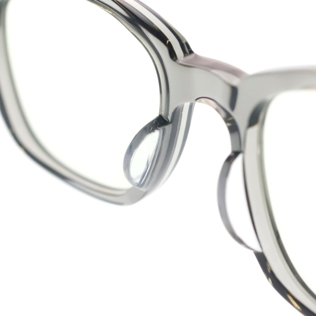 NOCHINO OPTICAL(ノチノオプティカル) SUN SUI クリアフレーム ウェリントン サングラス アイウェア グレー