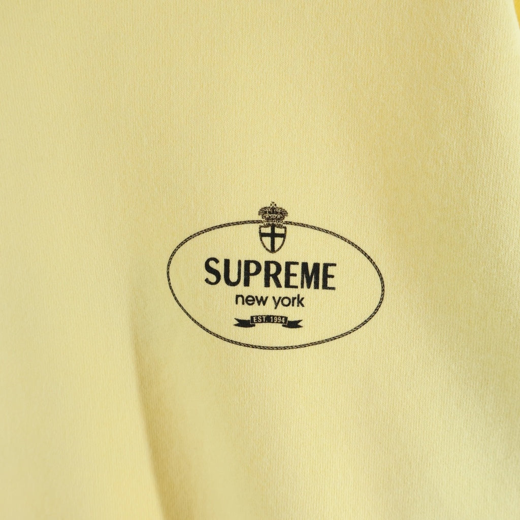 SUPREME(シュプリーム) 24AW Crest Crewneck クレストクルーネック スウェット イエロー