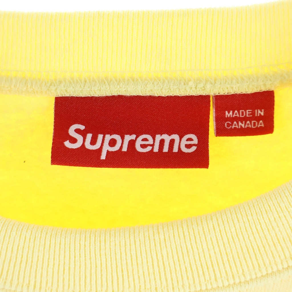 SUPREME(シュプリーム) 24AW Crest Crewneck クレストクルーネック スウェット イエロー