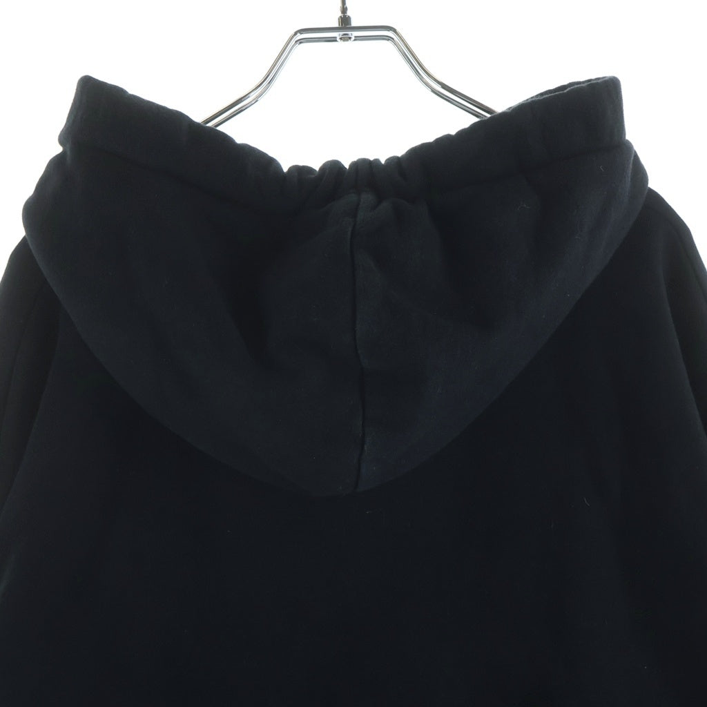 CELINE(セリーヌ) ルーズ フーディー コットンフリース プルオーバースウェットパーカー ブラック 2Y468670Q.38NO 2Y468670Q