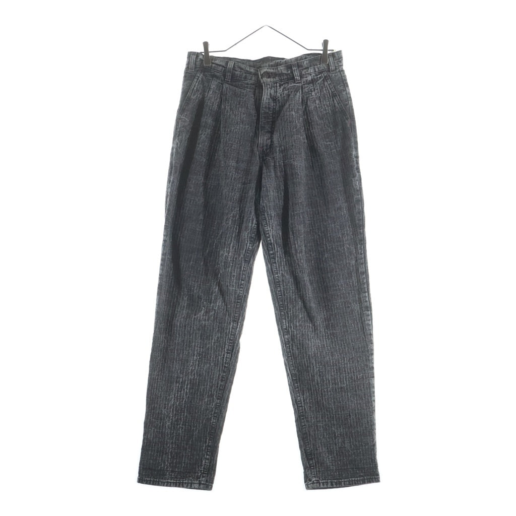 Levi's(リーバイス) 90S VINTAGE ヴィンテージ 刺子加工 ツータック デニムパンツ ブラック 22828-1258