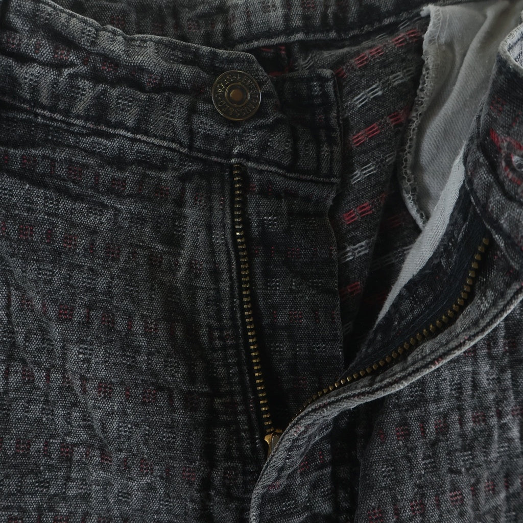 Levi's(リーバイス) 90S VINTAGE ヴィンテージ 刺子加工 ツータック デニムパンツ ブラック 22828-1258