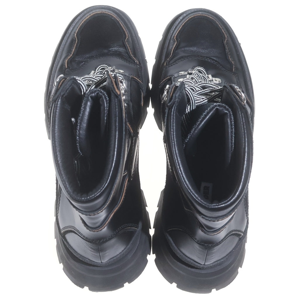 JIL SANDER(ジルサンダー) Lace Up Leather Ankle Boots レースアップ レザーアンクルブーツ