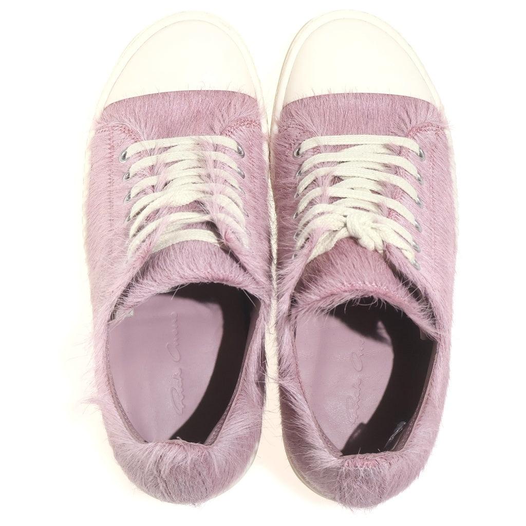 Rick Owens(リックオウエンス) LIDO LOW TOP SNEAKERS リド ロートップスニーカー ピンク レディース