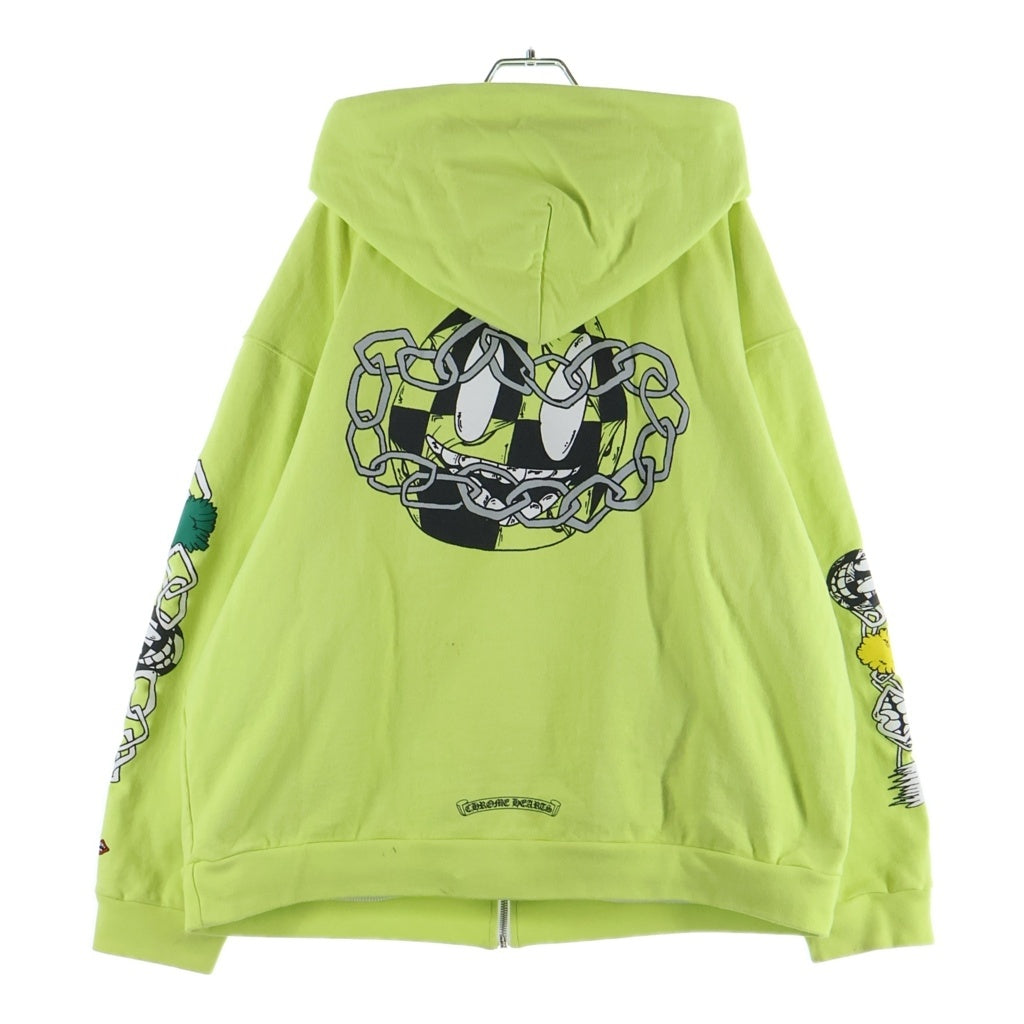CHROME HEARTS(クロムハーツ) MATTY BOY PPO CHAIN GAME HOODIE マッティボーイ チェーンゲームリンク サーマル裏地ジップアップパーカー