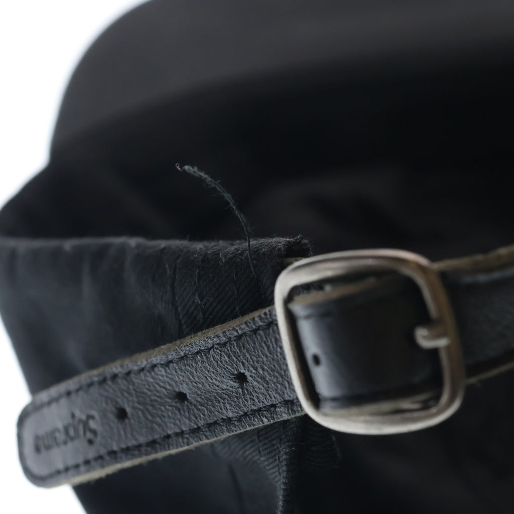 SUPREME(シュプリーム) 25AW Washed Chino Twill ウォッシュド チノ ツイル ボックスロゴ キャンプキャップ 帽子 ブラック